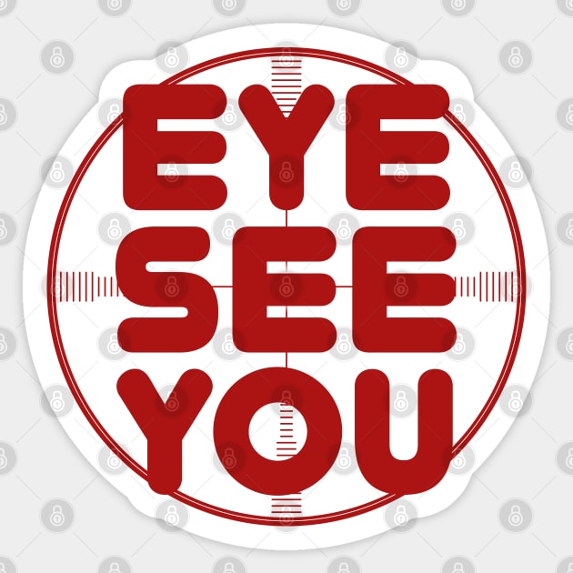 Eye See You Sticker by Roufxis